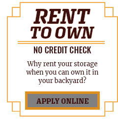 Barnco Swedesboro offers rent to own sheds